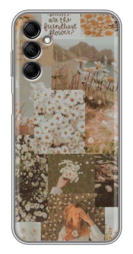 Чехол с принтом "Коллаж ромашек " для Samsung Galaxy M14 (M146)