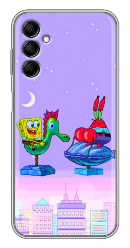 Чехол с печатью "Крабс и Спанч Боб" для Samsung Galaxy M14 (M146)
