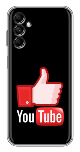 Чехол с печатью "Лайк YouTube" для Samsung Galaxy M14 (M146)