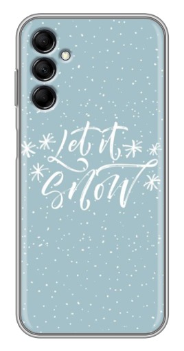 Чехол с принтом "Let it Snow" для Samsung Galaxy M14 (M146)