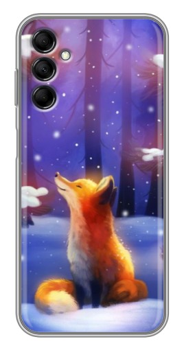 Силиконовый чехол с изображением "Лисичка в лесу" для Samsung Galaxy M14 (M146)