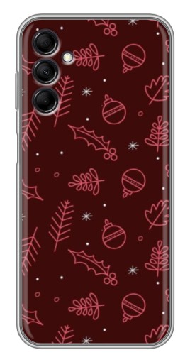 Чехол с печатью "Листочки и шары" для Samsung Galaxy M14 (M146)