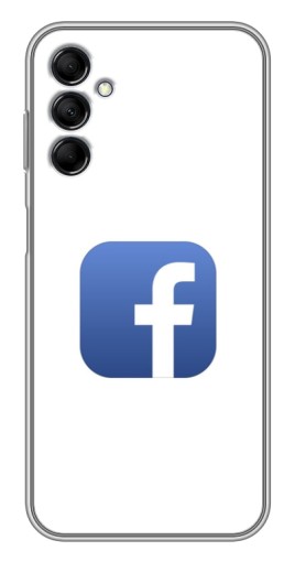 Чехол с принтом "Лого Фейсбук" для Samsung Galaxy M14 (M146)