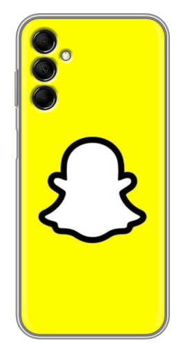 Чехол с картинкой "Лого Snapchat" для Samsung Galaxy M14 (M146)