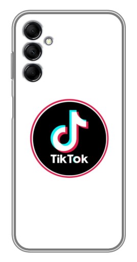 Чехол с картинкой "Лого Тик Ток" для Samsung Galaxy M14 (M146)