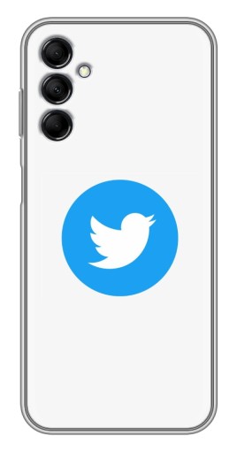 Чехол с картинкой "Лого Твиттера" для Samsung Galaxy M14 (M146)