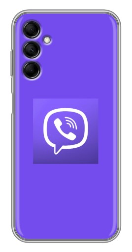 Чехол с картинкой "Лого Viber" для Samsung Galaxy M14 (M146)