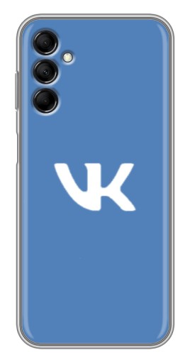 Силиконовый чехол с изображением "Лого ВК" для Samsung Galaxy M14 (M146)