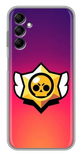 Чехол с печатью "Логотип Brawl Stars" для Samsung Galaxy M14 (M146)