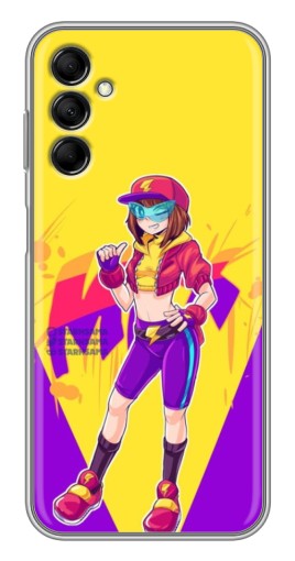Силиконовый чехол с изображением "Макс Бравл Старс" для Samsung Galaxy M14 (M146)