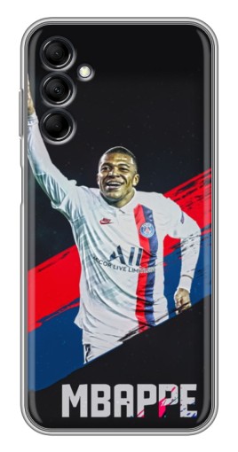 Силиконовый чехол с изображением "Mbappe в ПСЖ" для Samsung Galaxy M14 (M146)