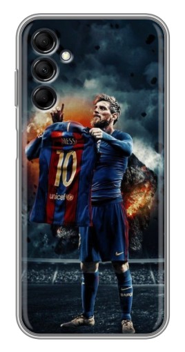 Чехол с принтом "Месси с футболкой" для Samsung Galaxy M14 (M146)