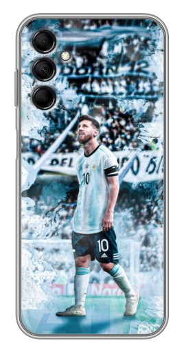 Чехол с печатью "Месси в Аргентине" для Samsung Galaxy M14 (M146)