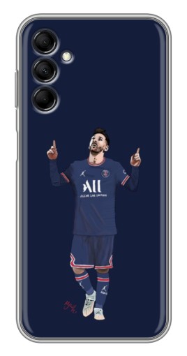 Чехол с картинкой "Месси в ПСЖ" для Samsung Galaxy M14 (M146)