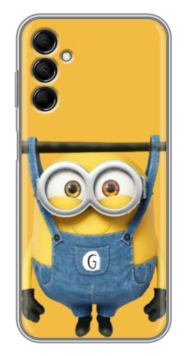 Чехол с картинкой "Миньон повис" для Samsung Galaxy M14 (M146)