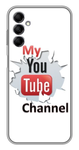 Чехол с принтом "My YouTube" для Samsung Galaxy M14 (M146)