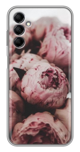 Силиконовый чехол с изображением "Нежные пионы" для Samsung Galaxy M14 (M146)