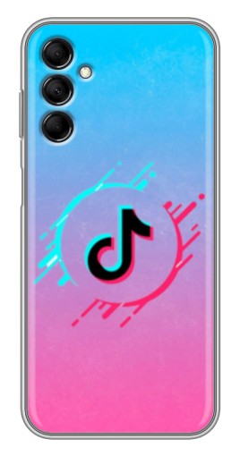 Чехол с печатью "Нота ТикТок" для Samsung Galaxy M14 (M146)