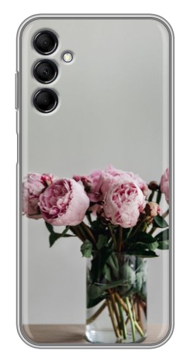 Чехол с принтом "Пионы в вазе" для Samsung Galaxy M14 (M146)