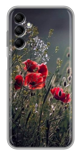 Чехол с печатью "Поле цветов" для Samsung Galaxy M14 (M146)