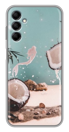 Силиконовый чехол с изображением "Половинки кокоса" для Samsung Galaxy M14 (M146)