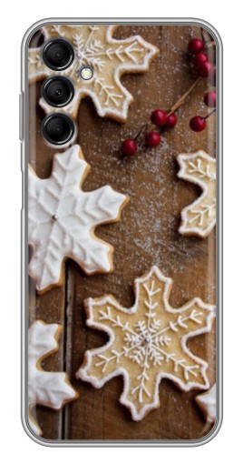 Чехол с принтом "Пряники снежинки" для Samsung Galaxy M14 (M146)