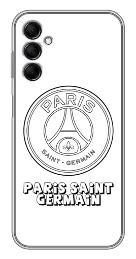Силиконовый чехол с изображением "PSG логотип" для Samsung Galaxy M14 (M146)