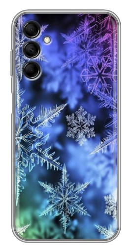 Чехол с печатью "Разноцветные снежинки" для Samsung Galaxy M14 (M146)