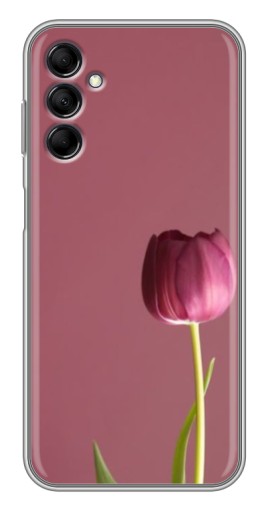 Силиконовый чехол с изображением "Розовый тюльпан" для Samsung Galaxy M14 (M146)