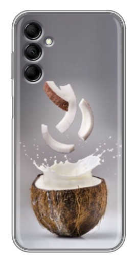 Силиконовый чехол с изображением "Стакан кокоса" для Samsung Galaxy M14 (M146)