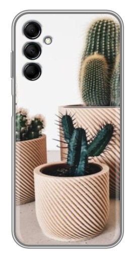 Силиконовый чехол с изображением "стильные кактусы" для Samsung Galaxy M14 (M146)