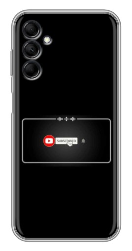 Чехол с принтом "subscribed" для Samsung Galaxy M14 (M146)