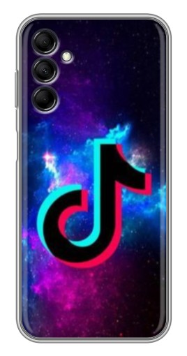 Чехол с картинкой "ТикТок в космосе" для Samsung Galaxy M14 (M146)