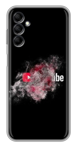 Чехол с принтом "Яркий Ютуб" для Samsung Galaxy M14 (M146)