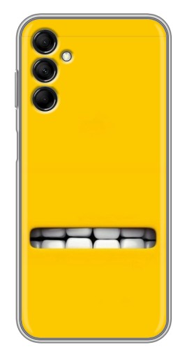 Силиконовый чехол с изображением "Зубы миньона" для Samsung Galaxy M14 (M146)