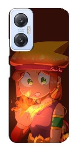 Чехол с картинкой "Amber с огнем" для Infinix Hot 20 (5G)