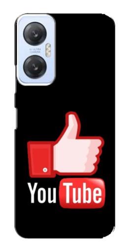 Чехол с принтом "Лайк YouTube" для Infinix Hot 20 (5G)