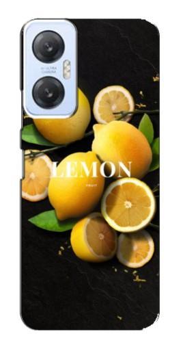 Чехол с печатью "Лимон на черном" для Infinix Hot 20 (5G)
