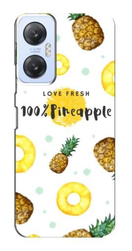 Чехол с картинкой "Любовь к ананасам" для Infinix Hot 20 (5G)