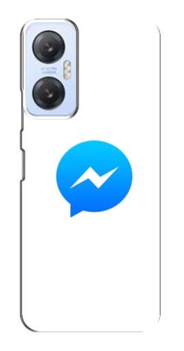 Чехол с принтом "messenger logo" для Infinix Hot 20 (5G)