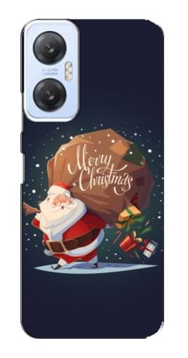 Чехол с картинкой "Санта с подарками" для Infinix Hot 20 (5G)