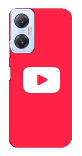 Чехол с принтом "YouTube Кнопка" для Infinix Hot 20 (5G)