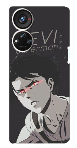Чехол с принтом "АОТ Леви" для ZTE Blade V40s