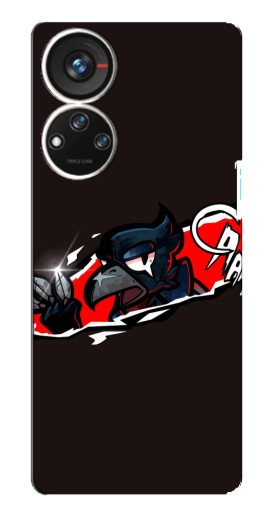 Чехол с принтом "Ассасин Ворон" для ZTE Blade V40s