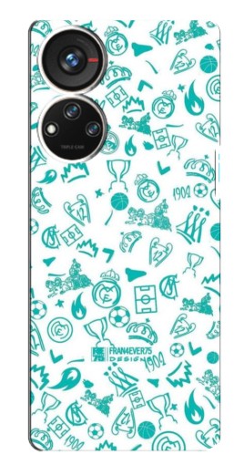 Чехол с печатью "Атрибутика Real Madrid" для ZTE Blade V40s