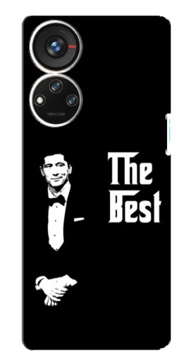 Силиконовый чехол с изображением "Best Футболист" для ZTE Blade V40s