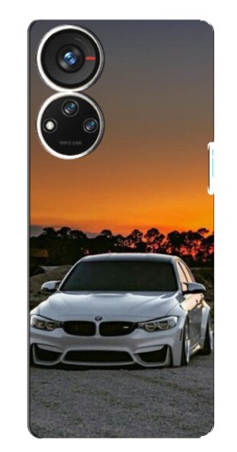 Чехол с печатью "BMW белая" для ZTE Blade V40s