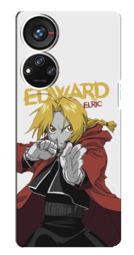 Чехол с принтом "Боевй Erlic" для ZTE Blade V40s