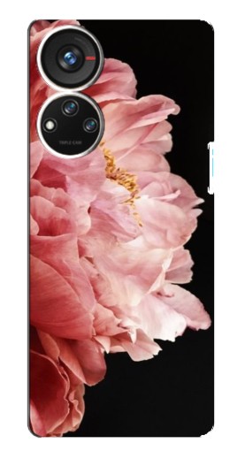 Чехол с принтом "Большой пион " для ZTE Blade V40s