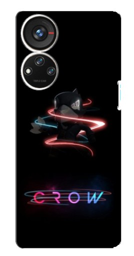 Чехол с картинкой "Brawl Crow" для ZTE Blade V40s